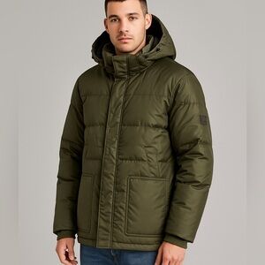 Point Zero Men's Down Puffer Winter Jacket
